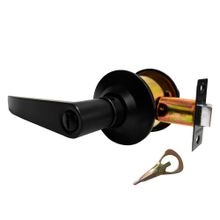 Cerradura manija baño negro DISCOVER