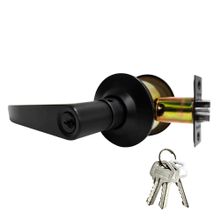 Cerradura manija alcoba negro DISCOVER