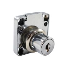 Chapa para cajón plateada 19 x 22 mm DISCOVER