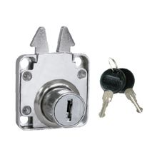 Chapa niquel para puerta Closet 19 x 22 mm  DISCOVER