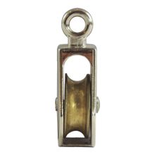 Garrucha níquel fija rueda sencilla 3/4"  DISCOVER