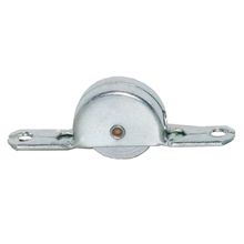 Rodaja para riel mueble, c/rodamiento rueda metal 1"  DISCOVER