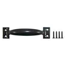 Tirador para puerta c/tornillos Negro 6"  DISCOVER