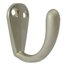 Gancho perchero metálico tipo sencillo Satinado 1.6"  DISCOVER