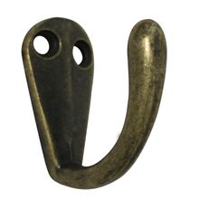 Gancho perchero metálico tipo sencillo Anticado 1.6"  DISCOVER