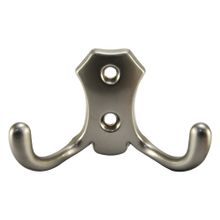 Gancho perchero tipo doble Satinado 3"  DISCOVER