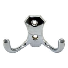 Gancho perchero tipo doble Cromado 3"  DISCOVER