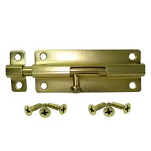 Pasador comun c/tornillos Dorado 4"  DISCOVER