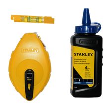 Cimbra con Colorante + Nivel 30 mts STANLEY 47-443