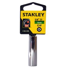 Copa Hexagonal larga 1/4" x 10mm  STANLEY 4-86-098