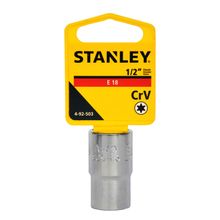 Copa torx hembra 1/2" E18 STANLEY 4-92-503