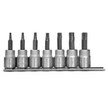 Copas con puntas TORX Jgo 7 Pzs cuadrante 3/8" T15-T50 STANLEY 87-342