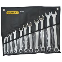 Llave Mixta Jgo 12 Pz con organizador 3/8 a 1 STANLEY 86-084
