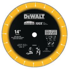 Disco diamantado segmentado 14" x 3/32 DEWALT DW8500