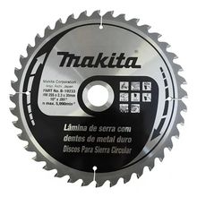 Disco sierra circular p/madera eje 1" 40 dientes 10" MAKITA B-19233