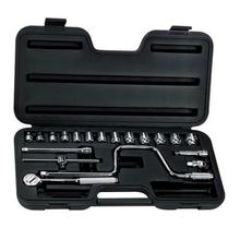 Copas con Ratchet Jgo 20 Pzs 3/8" 1/4a7/8 STANLEY 86-210