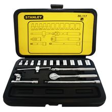 Copas con Ratchet Jgo 18 Pz 1/4"  STANLEY 86-117