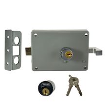 Cerradura sobreponer PRO 70 c/2 pasad. 3 golpes PHILLIPS