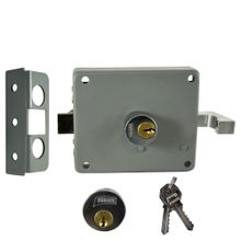 Cerradura sobreponer PRO 50 c/2 pasad. 2 golpes PHILLIPS