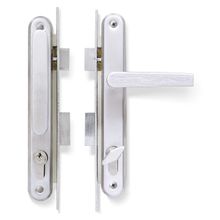 Cerradura de embutir satinada E25 clásica US26D exterior YALE