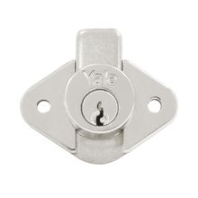 Chapa satín ovalada para cajón 500 US26D YALE