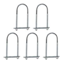 Abrazadera galvanizada para tubo 1/4 x 1.3/8x 4" x 5unidades  DISCOVER