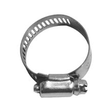 Abrazadera de cremallera galvanizada p/manguera 1/4"